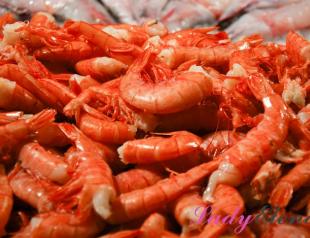Ako a ako variť mrazené nelúpané krevety Domáce krevety